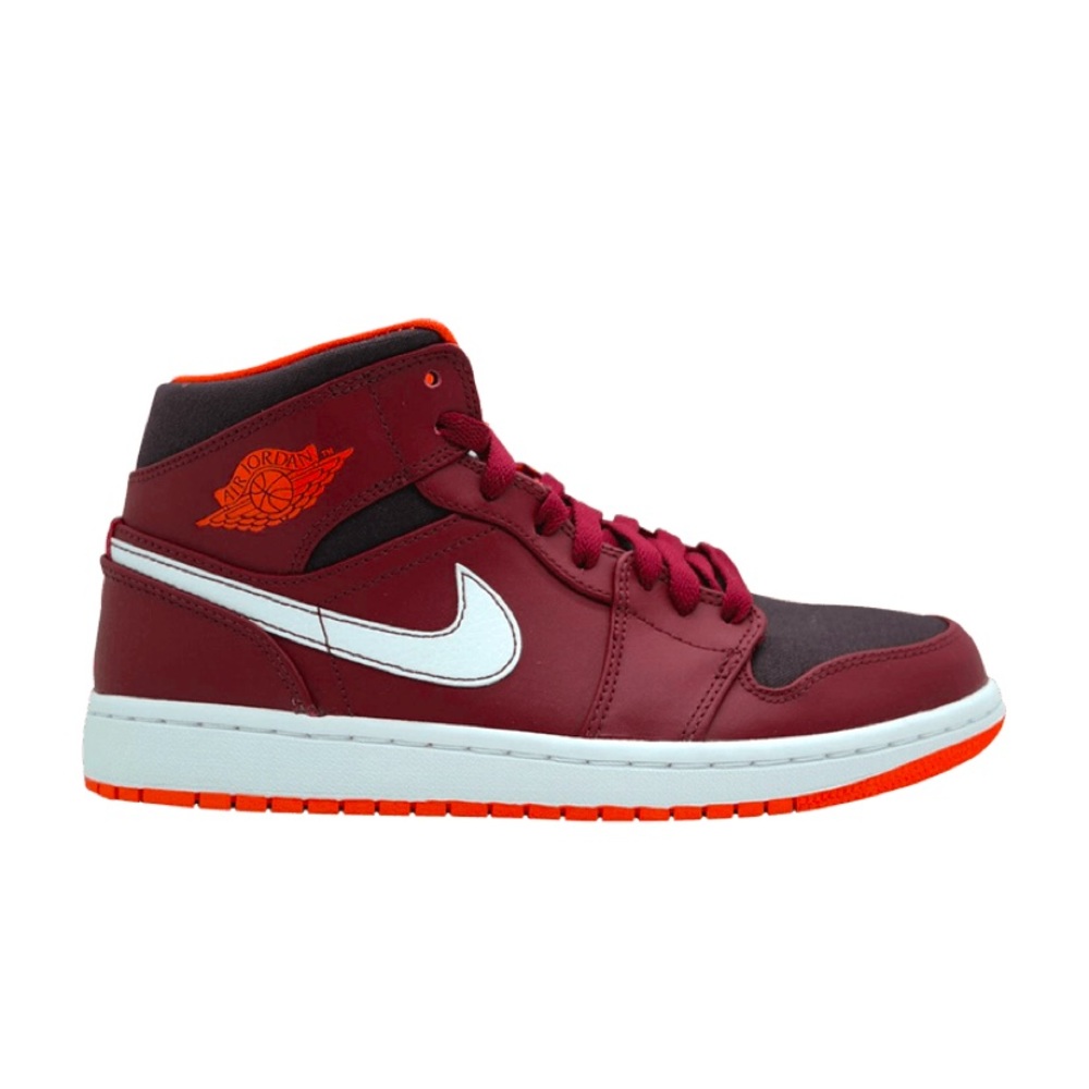 Air Jordan 1 Mid “Team Red” Electric Orange